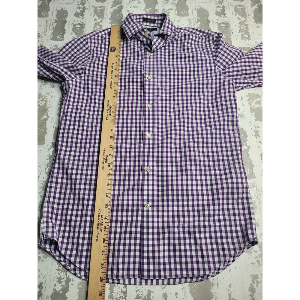 Banana Republic Non Iron Camden Fit Men's Small‎ 100% Cotton